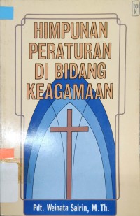 Image of HImpunan Peraturan di bidang keagamaan