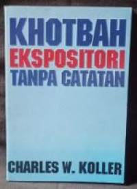 Image of Khotbah Ekspositori Tanpa Catatan